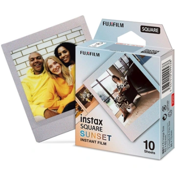 Fujifilm Instax Square Sunset Instant Film, 10 She
