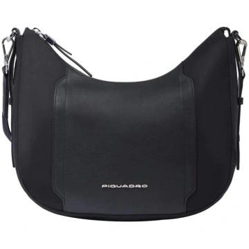 Piquadro - Borsa tracolla donna in pelle e tessuto