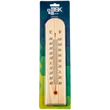 Termometrs āra un iekštelpu, koka 26cm | 475095907