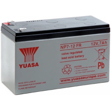 Akumulators YUASA NP7-12FR, 12V 7Ah