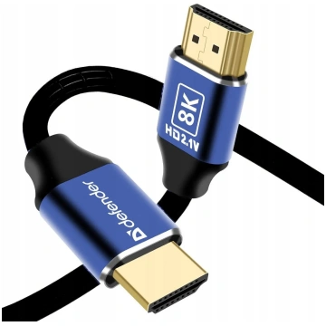 HDMI kabelis DEFENDER 2 m v2.1 vīrietis–vīrietis
