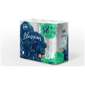 GRITE Tualetes papīrs Grite Blossom, 3 sl, 32 gab