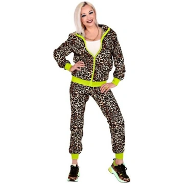 80. gadu leoparda uzvalks (žakete, bikses)