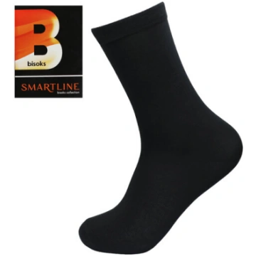 Vīriešu klasiskās zeķes Bisoks 12159 black