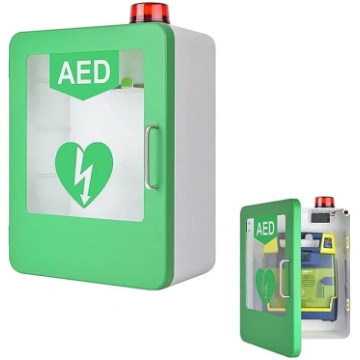 AED defibrilatora uzglabāšanas skapis Sienas montā