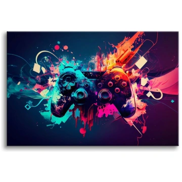 Audekls glezna bērnu joystick spēļu paliktnis zēna