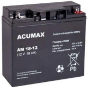 BATTERY 12V 18AH VRLA/AM18-12 ACUMAX EMU
