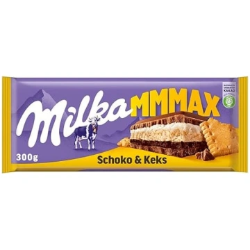 Milka Schoko & Biscuit 1 x 300 g I Liela plāksne I