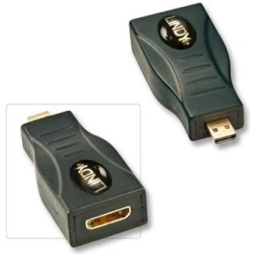 Adapter AV Lindy HDMI Micro - HDMI Mini (41296)