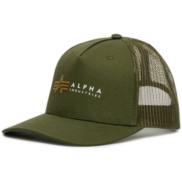 Alpha Industries Cepure ar nagu Label 106901 Zaļš