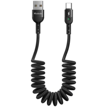 USB Spring Cable to USB-C Mcdodo Omega CA-6420 1.8