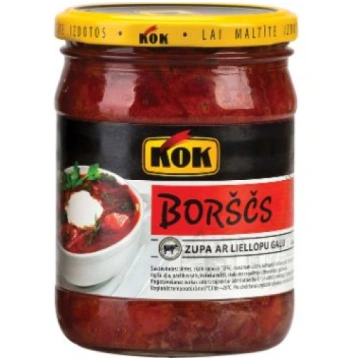 Zupa Borščs ar liellopu gaļu Kok 480G