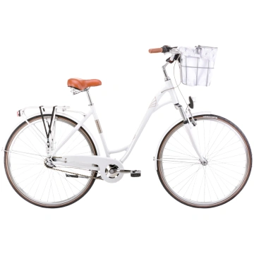 Velosipēds ROMET Art Deco Eco, ar priekšējo grozu,