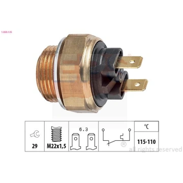Termoslēdzis, Radiatora ventilators EPS 1.850.135