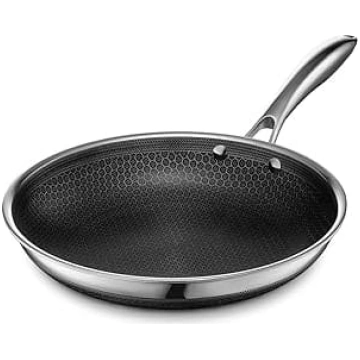 HexClad hibrīda nepiedegošā cepešpanna, 25 cm, vēs