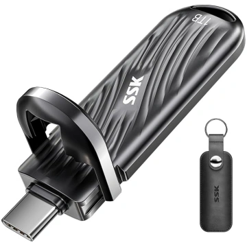 SSK USB 1TB ārējais SSD ar ātrumu līdz 2000MB/s, C