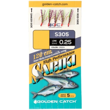 Renģu, salaku sistēma Golden Catch Aji Sabiki S305