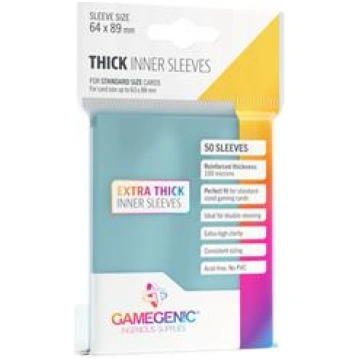 Gamegenic - Thick Inner Sleeves (50 Sleeves) GGS10