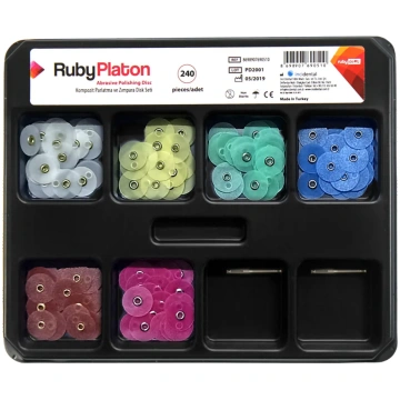InciDental RubyPlaton pulēšanas diski, 80 gab./kas