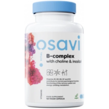 B-complex with Choline & Inositol Osavi 120 vcaps