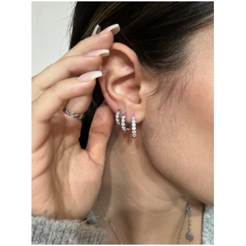 Set Orecchini Mini Hoop - Argento