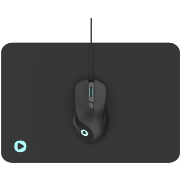 Platinet mouse PMOM010 + mousepad, black (45571)