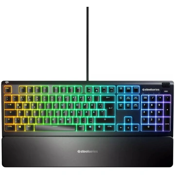 Klaviatūra Steelseries Apex 3 Gaming USB Melna
