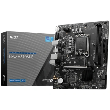 MSI Motherboard||Intel H610|LGA1700|Micro-ATX|DDR5