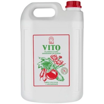 Pilnmēslojums dārzeņiem un puķēm VITO, 5L