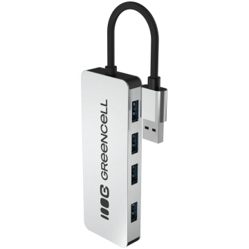 USB hubs Greencell 4 PORT USB-A 3.0 | HUB-GC-A4A |