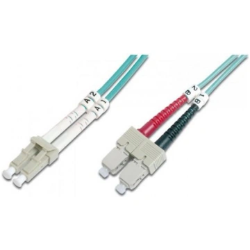 Intellinet Fiber optic patch cable LC-SC duplex 3m