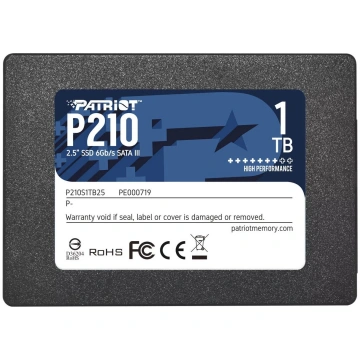 2.5" SATA III SSD PATRIOT P210 1 TB — 500 MB/s las