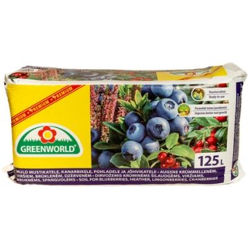 Kūdras substrāts krūmmellenēm Greenworld 125L