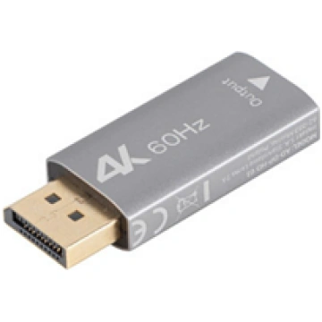 Lanberg Displayport (M) to HDMI (F) Adapter 4K, Si
