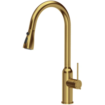 JESSICA Q LINE SteelQ kitchen faucet with pull-out