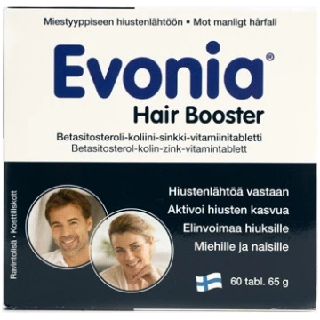 Evonia Hair Booster tabletes matu labsajūtai, 60 g
