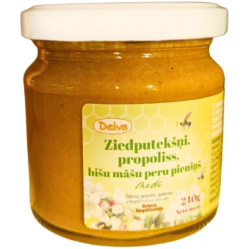 Ziedputekšņi, propoliss un bišu māšu peru pieniņš 