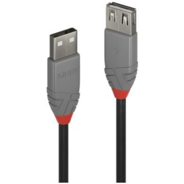 Lindy USB-A extension cable Anthra Line - 2 m