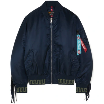 ALANUI X ALPHA INDUSTRIES MA-1 JACKET - REPLICA BL