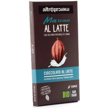 cioccolato Mascao al latte bio 100g