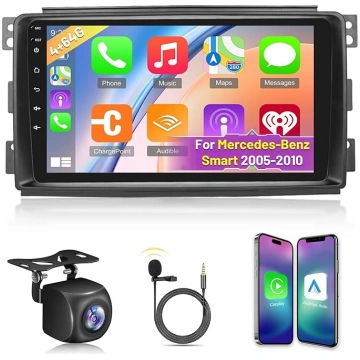 [4G + 64G] Android 13 auto radio Smart Fortwo 2005