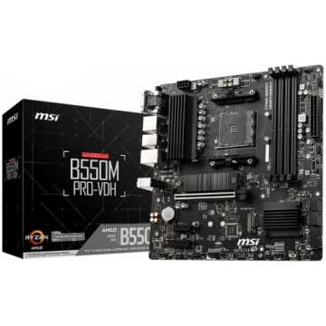 MSI B550M PRO-VDH AMD B550 Socket AM4 micro ATX MI