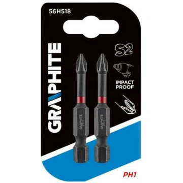 Screwdriver bit | Phillips | PH1 | 1/4" | Overall 