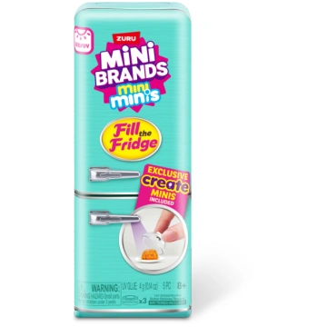 MINI BRANDS funkcionējošs ledusskapis Fill the Fri