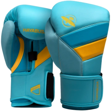 Guantoni Hayabusa T3 - Azzurro/Giallo / 10 Oz