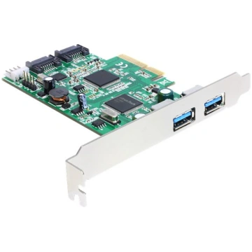 Delock PCI Express Card > 2 x external USB 3.0, 2 