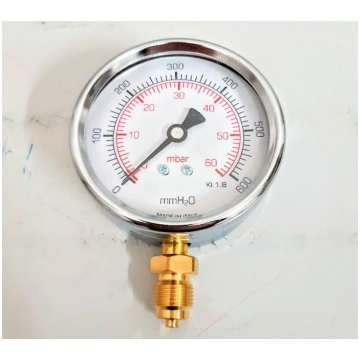 MANOMETRO GAS 3/8 RADIALE D 80 CALEFFI