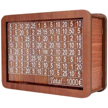 500/1000/2000/3000/5000/10000 eiro naudas kaste cū