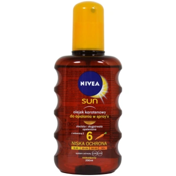 Nivea _Sun olejek do opalania w sprayu SPF6 200ml 