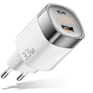 Charger GaN USB Type-C, USB Type-A: 33W, PPS Extra